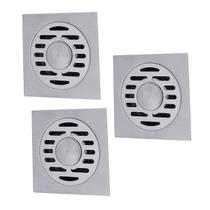 Ralos Inteligente 10X10 Banheiro Anti Odor Kit 3 Uni Casa Lavanderia