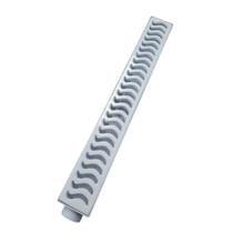 Ralos Linear Reta 6x50 Anti Inseto, Sif., Alumínio, Branca
