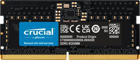 RAM Crucial 8GB DDR5 4800MHz CL40 Memória de laptop CT8G48C40S5