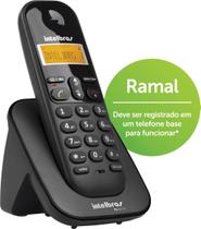 Ramal P/ Telefone Sem Fio Digital C/ Identificador De Chamadas Ts 3111 Preto 4123111 F018 - INTELBRAS