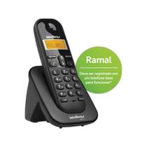 Ramal P/ Telefone Sem Fio Digital C/ Identificador De Chamadas Ts 3111 Preto 4123111
