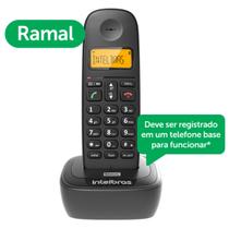 Ramal Telefone Sem Fio TS 2511 Preto Intelbras