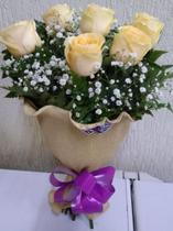 Ramalhete com 6 botões