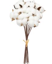 Ramalhete Flor de Algodao - Alt 35 Cm