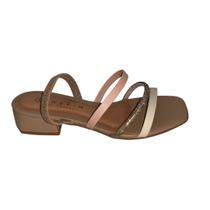 Ramarim Sandália Total Comfort Salto Baixo Strass 23-48221