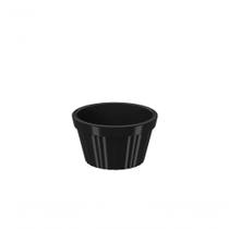 Ramekin 90ml Preto Uno Coza 7,3 X 4,1 Cm Preto Coza