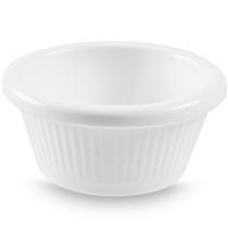 Ramekin Canelado Haus Refratário De Melamina 50ml Branco Ramekin Canelado Haus Refratário De Melamina 50ml Branco