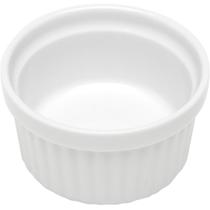 Ramekin Canelado Porcelana 40ml Classic Branco Lyor Molheira Servir Caldas Ramekin Canelado Porcelana 40ml Classic Branco Lyor Molheira Servir Caldas