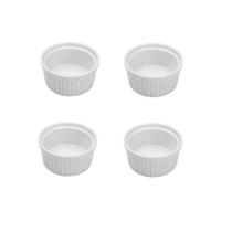 Ramekin De Porcelana 4 Peças 8Cm