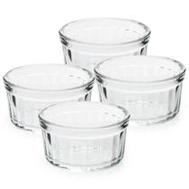Ramekin de Vidro Ramequi para Forno e Freezer 140ml 4 Peças - Wincy
