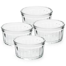 Ramekin De Vidro Ramequi Para Forno E Freezer 140Ml 4 Peças