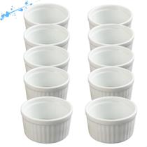 Ramekin Kit 10 Peças de Porcelana 40 ML - Stillo Decor&Home