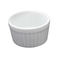 Ramekin Mini 40 ml Porcelana Canelado Gourmet Primeira Linha para Molhos Entradas Finger Food