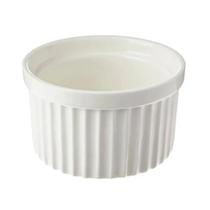 Ramekin Molheira Porcelana Branca 50ml Canelado Potinho Molhos Oxford