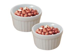 Ramekin Porcelana 40ml Molheira Recipiente Pequeno Branco Escondidinho Refratário Açaí Feijão Amendoins Petiscos