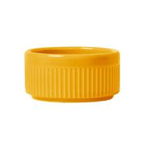 Ramekin Refratária 9,9 cm Amarelo com 240 Ml Porcelana