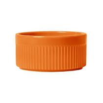 Ramekin Refratária 9,9 cm Laranja com 240 Ml Porcelana
