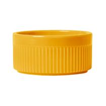 Ramekin Refratário 14,1 cm Amarelo com 850 Ml Porcelana