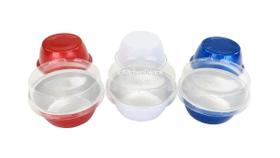 Ramekins descartáveis KitchenDance 120 ml coloridos com tampa x100