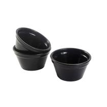 Ramequim 90ml Preto Silicone Premium Cozinha Fogão Micro-ondas Ramekim Fácil Limpeza Não Gruda