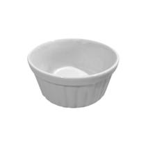 Ramequim Canelado 10,5Cm 250 Ml Branco Ramq-013Br