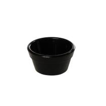 Ramequim Cheff 30 ml de Polipropileno Preto Vemplast