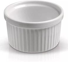 Ramequim De Porcelana Branco 10x5cm Ramequim De Porcelana Branco 10x5cm