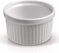 Ramequim De Porcelana Branco 10X5Cm