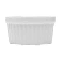 Ramequim De Porcelana Classic Branco - 6X4Cm