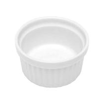 Ramequim de Porcelana Classic Branco 8,5x5 cm Lyor
