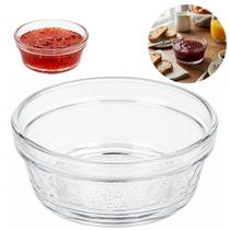 Ramequim de Vidro 7,5cm Transparente Resistente Sobremesa Ramequim de Vidro 7,5cm Transparente Resistente Sobremesa