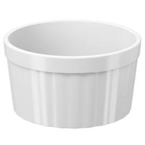 Ramequim Grande 220 Ml De Plástico Tigela Multiuso Coza Branco