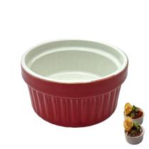 RAMEQUIM VERMELHO PARA SOBREMESAS OU MOLHOS-CERAMICA 10,5x5