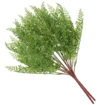 Ramo Decoração Arranjo Hortaliça Salsinha Artificial Plástico 13 Galhos 46cm