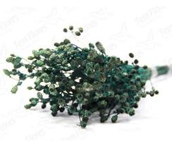 Ramo Roxo Verde Flor Desidratada Buque Flores Secas