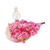 Ramos de Flores Artificiais de Pêssego e Cerejeira - Decoração para Casa e Casamento