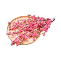 Ramos de Flores Artificiais de Pêssego e Cerejeira - Decoração para Casa e Casamento