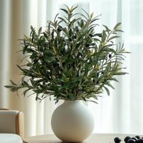 Ramos de oliveira artificiais Bailikang 61 cm, 8 peças, folhas de seda
