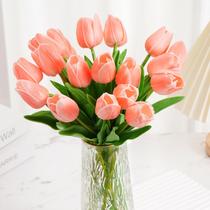 Ramos de Tulipanes Artificiales Beksodi 20 Piezas Rosa Pálido Tacto Real Ramos de Tulipanes Artificiales Beksodi 20 Piezas Rosa Pálido Tacto Real