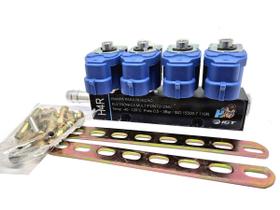 Rampa 4 Bicos GNV IGT 3.0 IG04R 5ª geração Flauta GAS 12mm H4R Z4R A4R Valtek