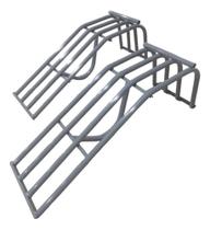 Rampa Automotiva Cavalete Carro Aço 25cm De Altura 2pçs