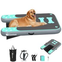 Rampa de barco inflável para cães Lvivon para cães de até 110 kg Rampa de barco inflável para cães Lvivon para cães de até 110 kg