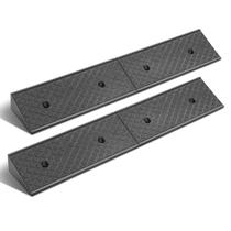 Rampa de calçada de borracha DNA MOTORING 3 polegadas H 38,6 polegadas L x 6,7 polegadas W