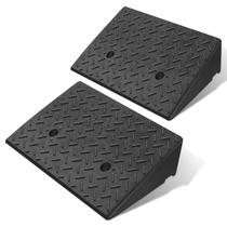 Rampa de calçada de borracha DNA MOTORING 5,5 polegadas H 19,7 polegadas L x 13,8 polegadas W Rampa de calçada de borracha DNA MOTORING 5,5 polegadas H 19,7 polegadas L x 13,8 polegadas W