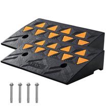 Rampa de Calçada de Borracha VEVOR - 4,3" de Altura, 15T, Capacidade para 2 Unidades Rampa de Calçada de Borracha VEVOR - 4,3" de Altura, 15T, Capacidade para 2 Unidades
