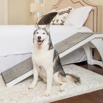 Rampa de cama PetSafe CozyUp Wooden para cães e gatos branca Rampa de cama PetSafe CozyUp Wooden para cães e gatos branca