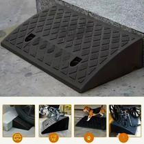 Rampa de degrau 11x27x50 modular calçada garagem áreas de acesso para pessoas com deficiência - Preto Rampa de degrau 11x27x50 modular calçada garagem áreas de acesso para pessoas com deficiência - Preto