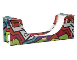 Rampa de Skate em Miniatura Skatepark Street Rampa de Skate em Miniatura Skatepark Street