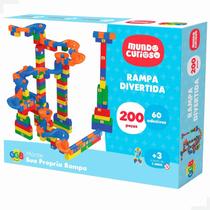 Rampa Divertida Blocos De Montar 200 Pcs 475 Ggb