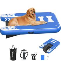 Rampa Inflável para Cães Linvivon 155x51x16cm Capacidade 110kg Rampa Inflável para Cães Linvivon 155x51x16cm Capacidade 110kg